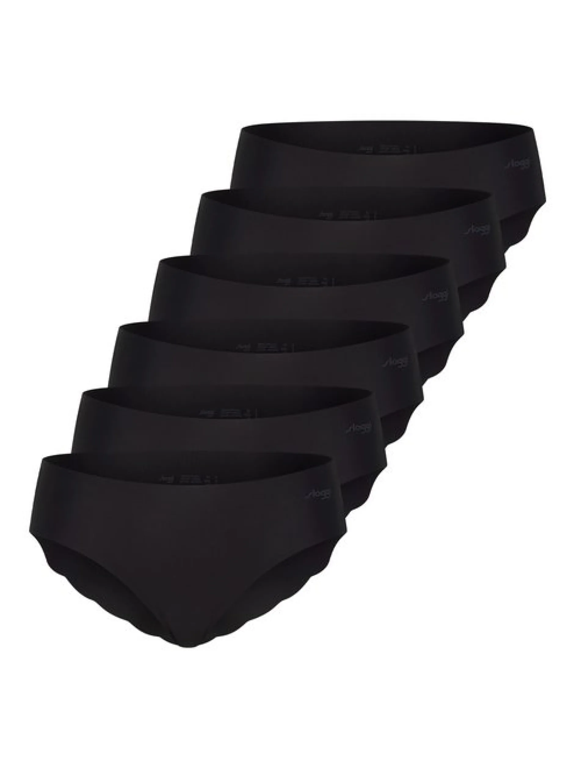 sloggi Damen Hipster - 6er Pack ZERO Microfibre in schwarz