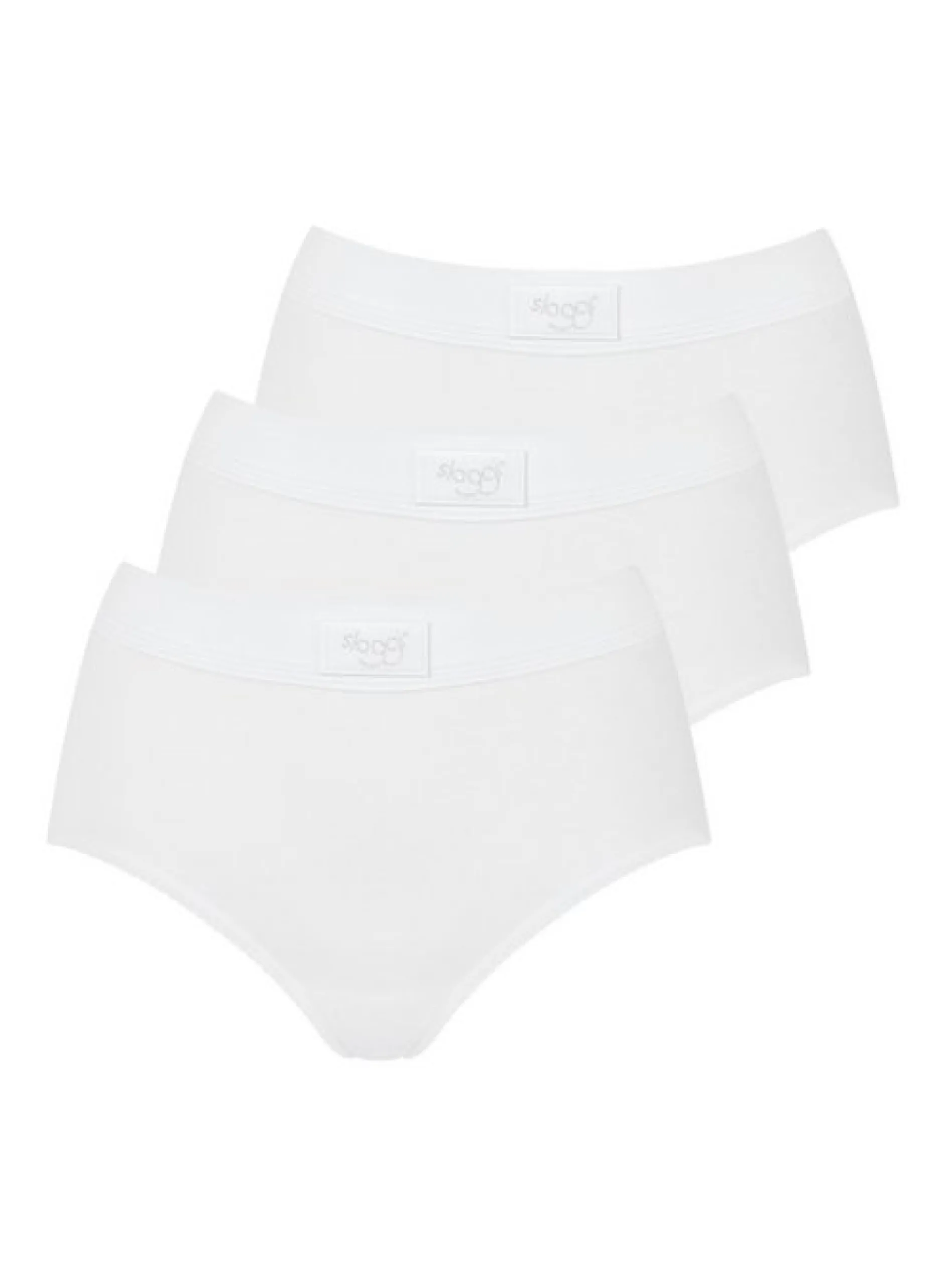 sloggi Damen Maxi Slip - 3er Pack Double Comfort in weiß