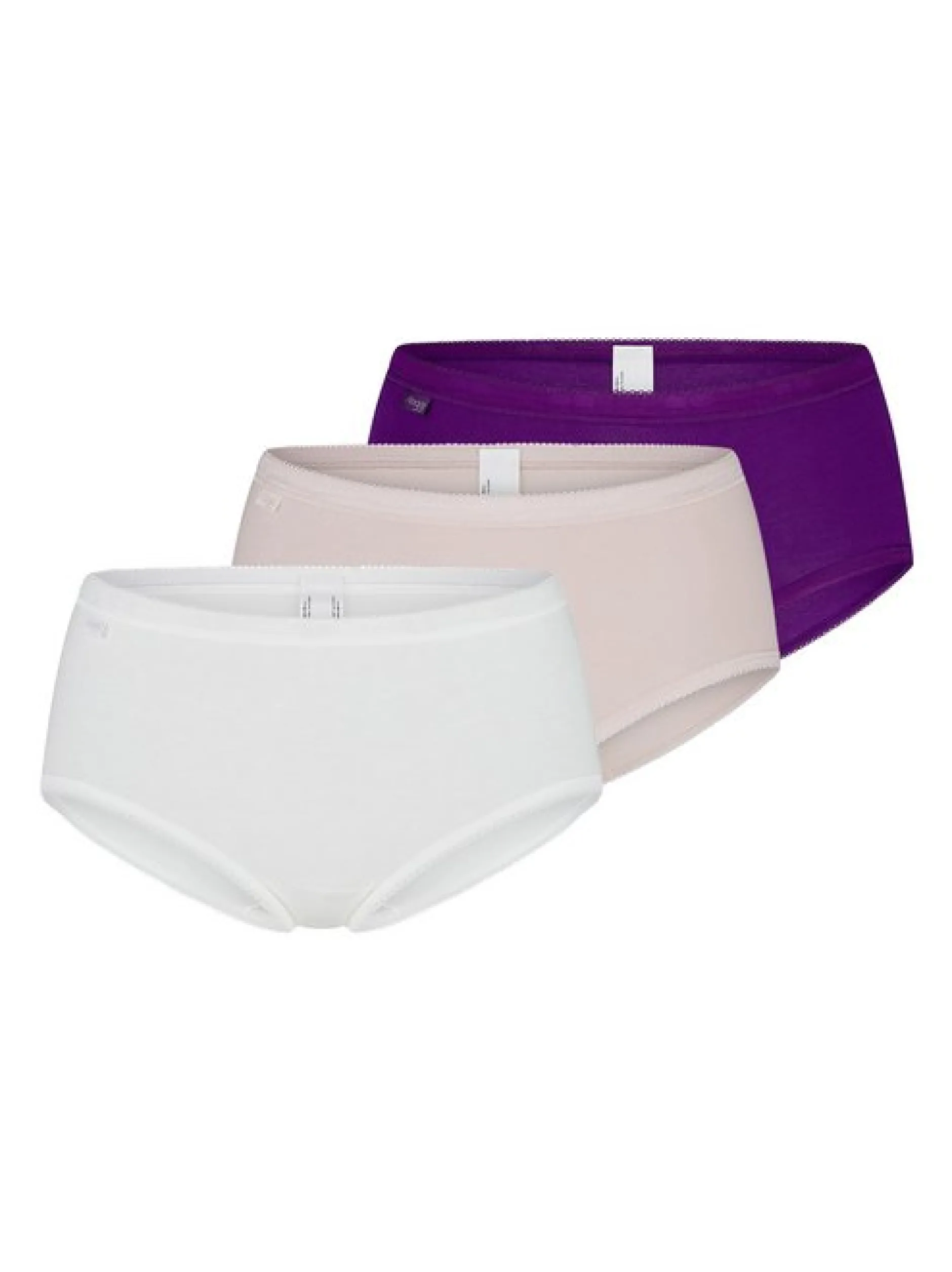 sloggi Damen Midi Slip - 3er Pack Basic+ in lila