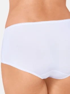 sloggi Damen Midi Slip - 6er Pack 24/7 Microfibre in weiß