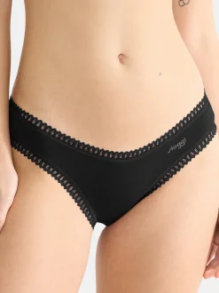 sloggi Damen Mini Slip - 6er Pack GO Crush in schwarz