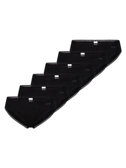 sloggi Damen Mini Slip - 6er Pack GO Crush in schwarz