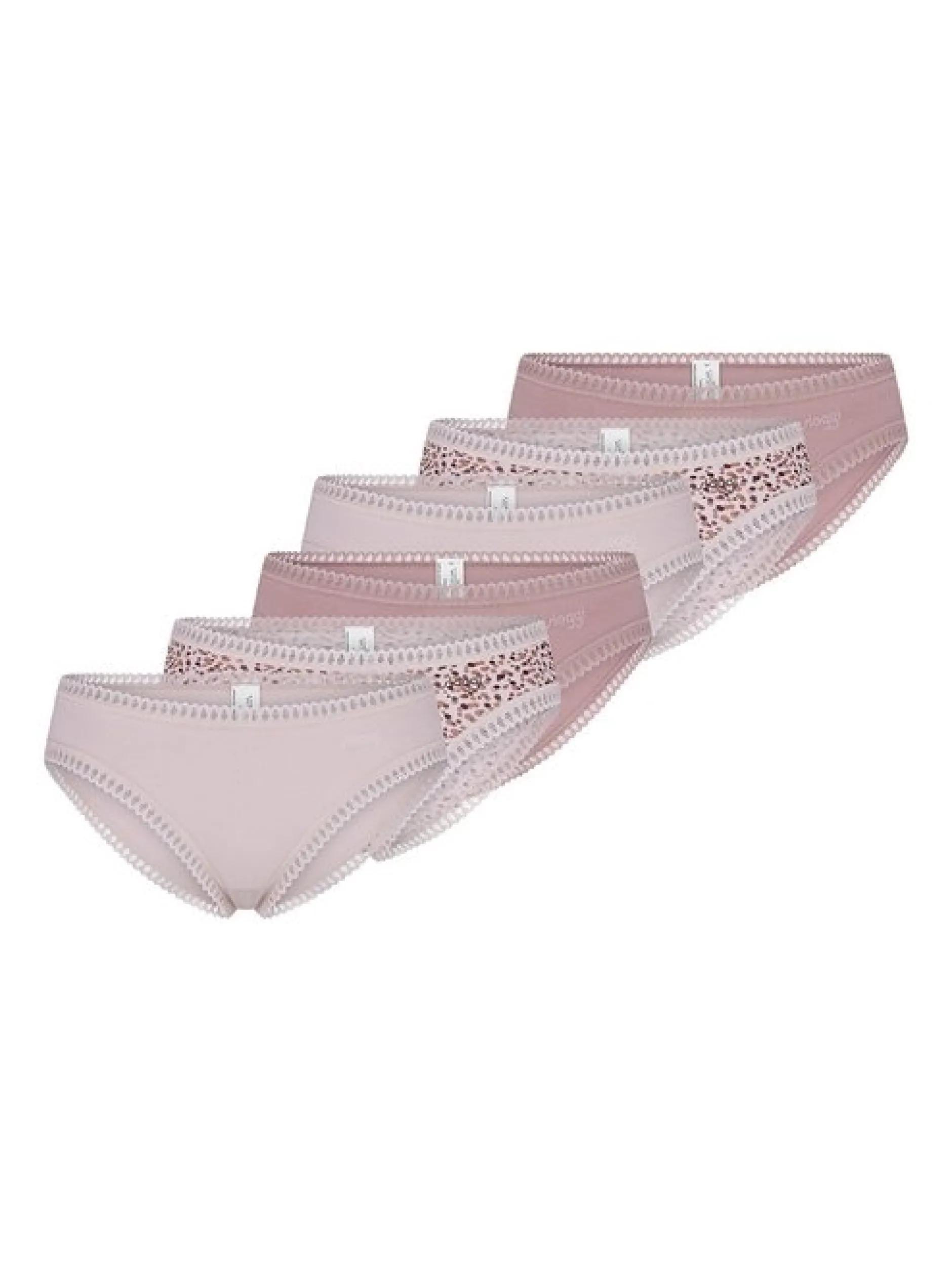 sloggi Damen Mini Slip - 6er Pack GO Crush in rosa