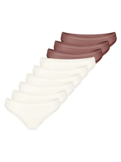 sloggi Damen Mini Slip - 9er Pack GO Daily Cotton in braun