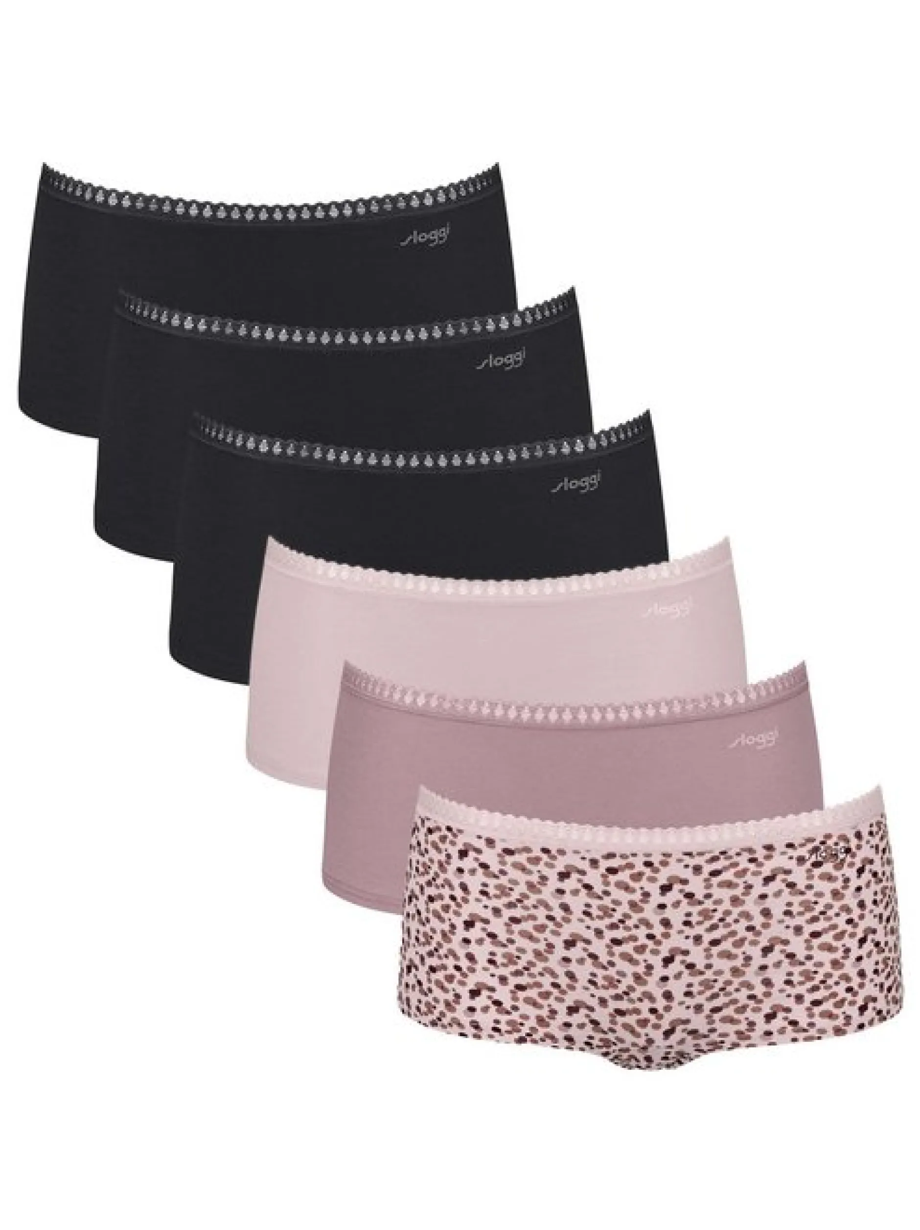 sloggi Damen Panty 6er Pack in mehrfarbig