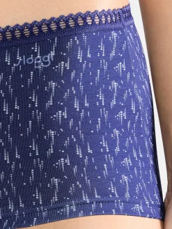 sloggi Damen Short Slip - 3er Pack GO Crush in blau