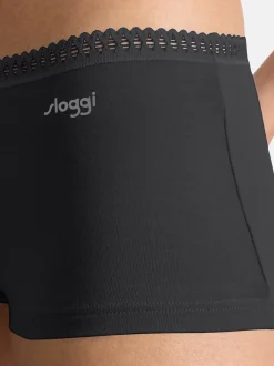 sloggi Damen Short Slip - 9er Pack GO Crush in braun