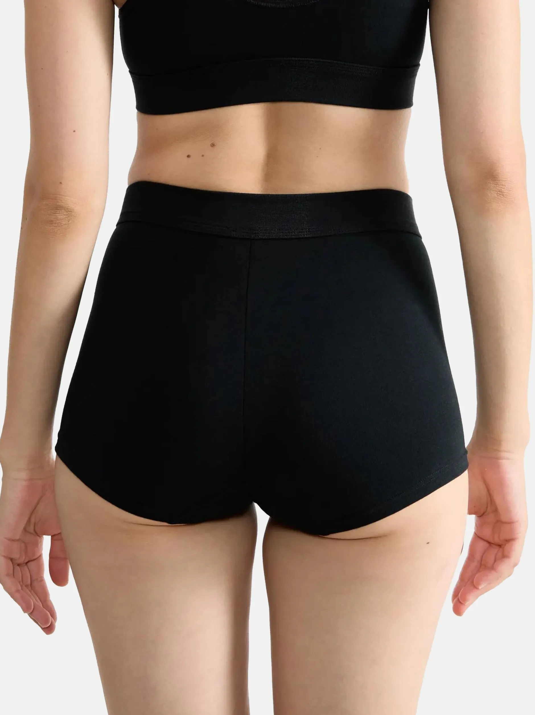 sloggi Damen Short Slip - 3er Pack Double Comfort T in schwarz