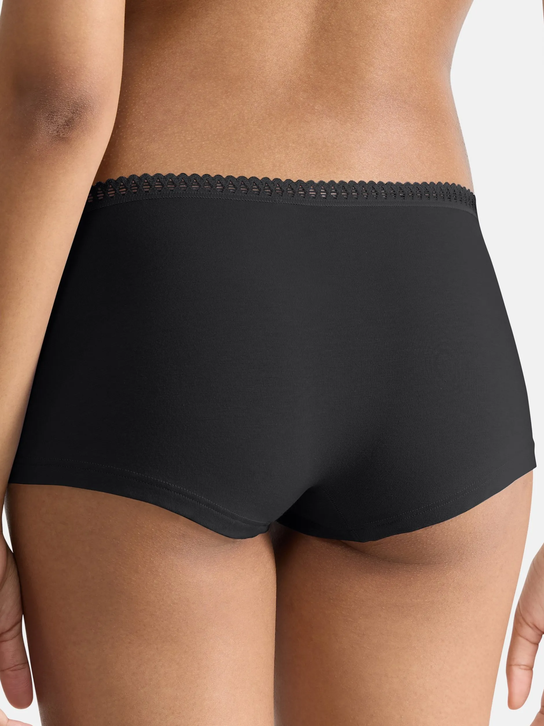 sloggi Damen Short Slip - 6er Pack GO Crush in schwarz