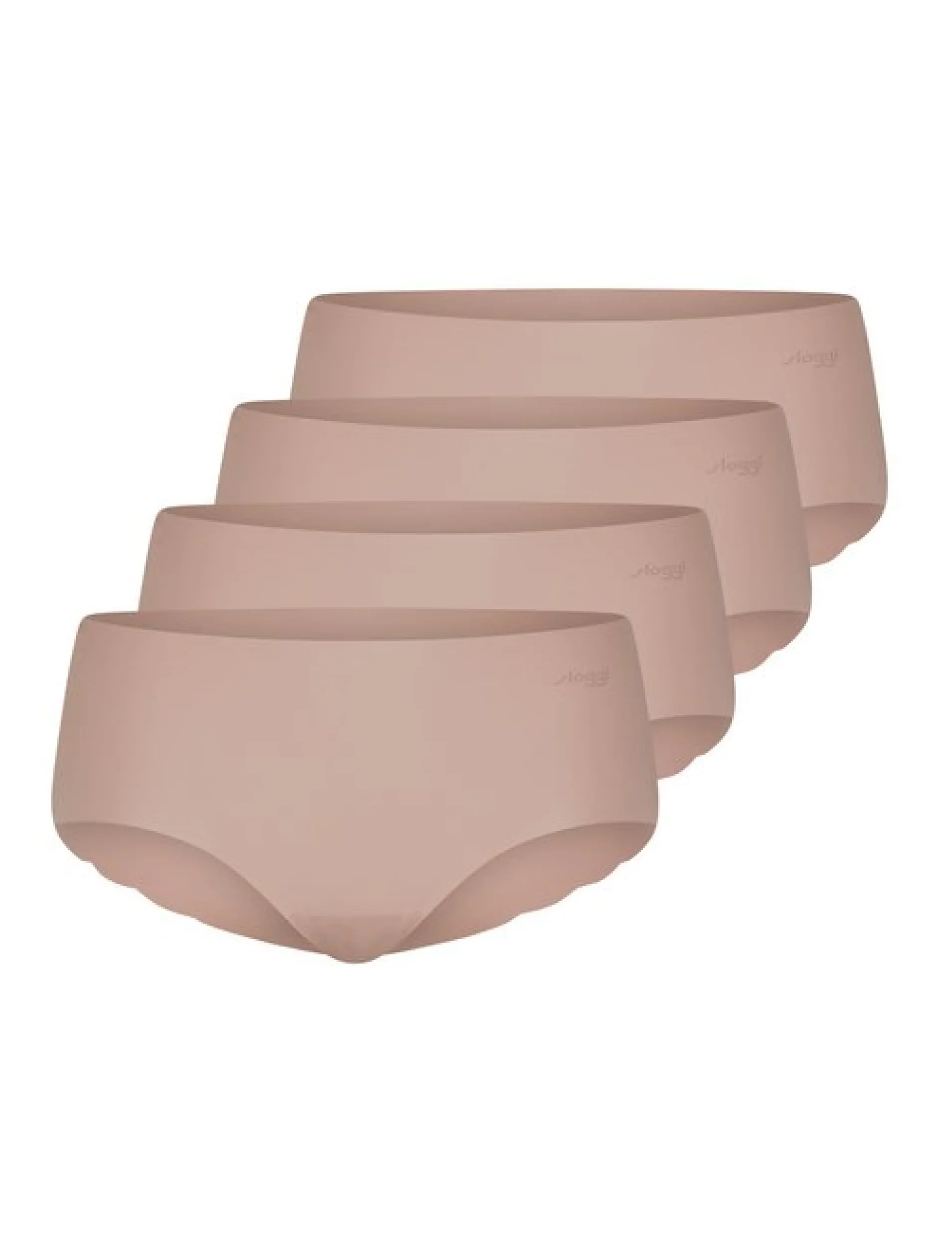 sloggi Damen Short Slip - 4er Pack ZERO Microfibre in beige