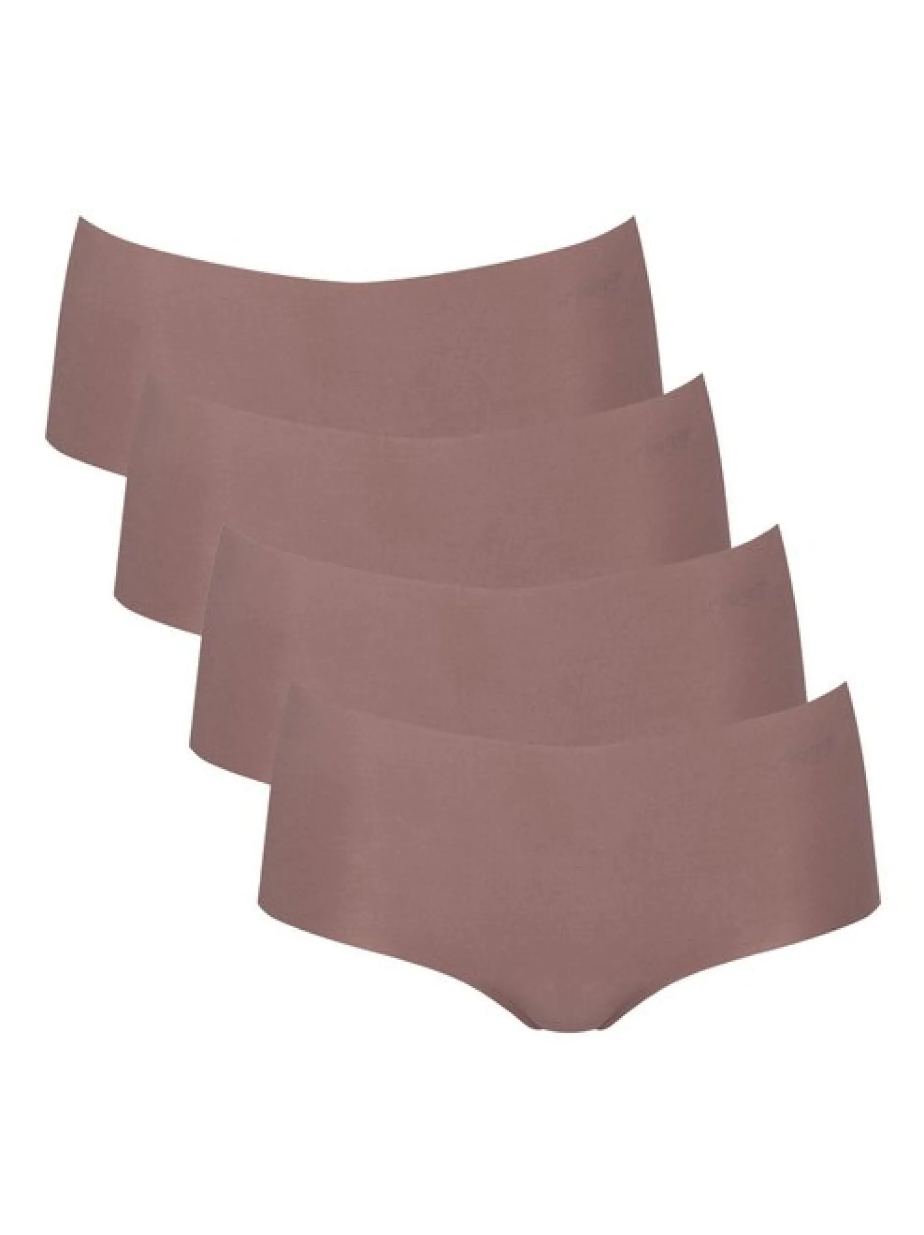 sloggi Damen Short Slip - 4er Pack ZERO Modal in braun