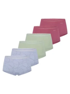 sloggi Damen Short Slip - 6er Pack GO Crush in grün