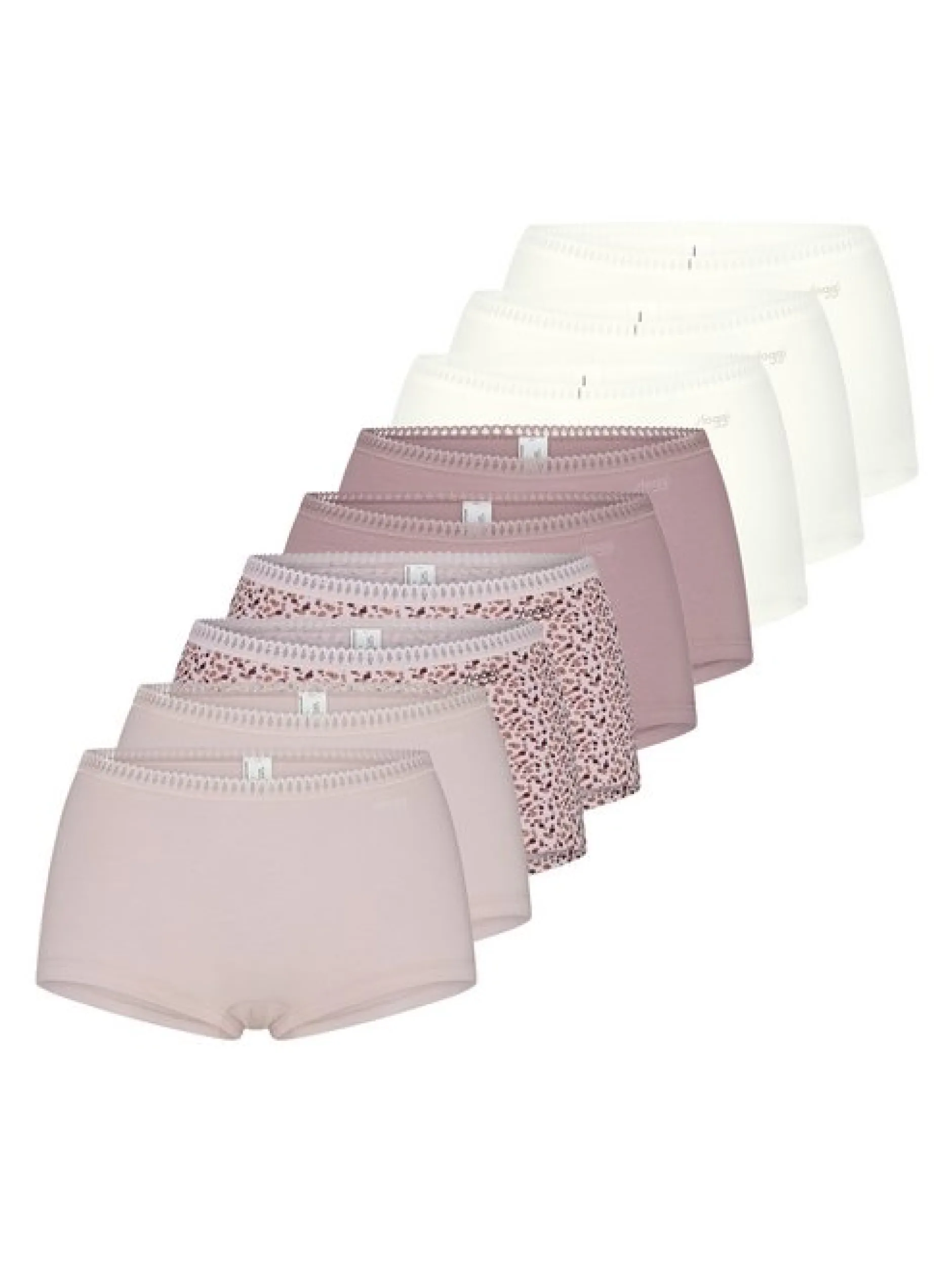 sloggi Damen Short Slip - 9er Pack GO Crush in rosa
