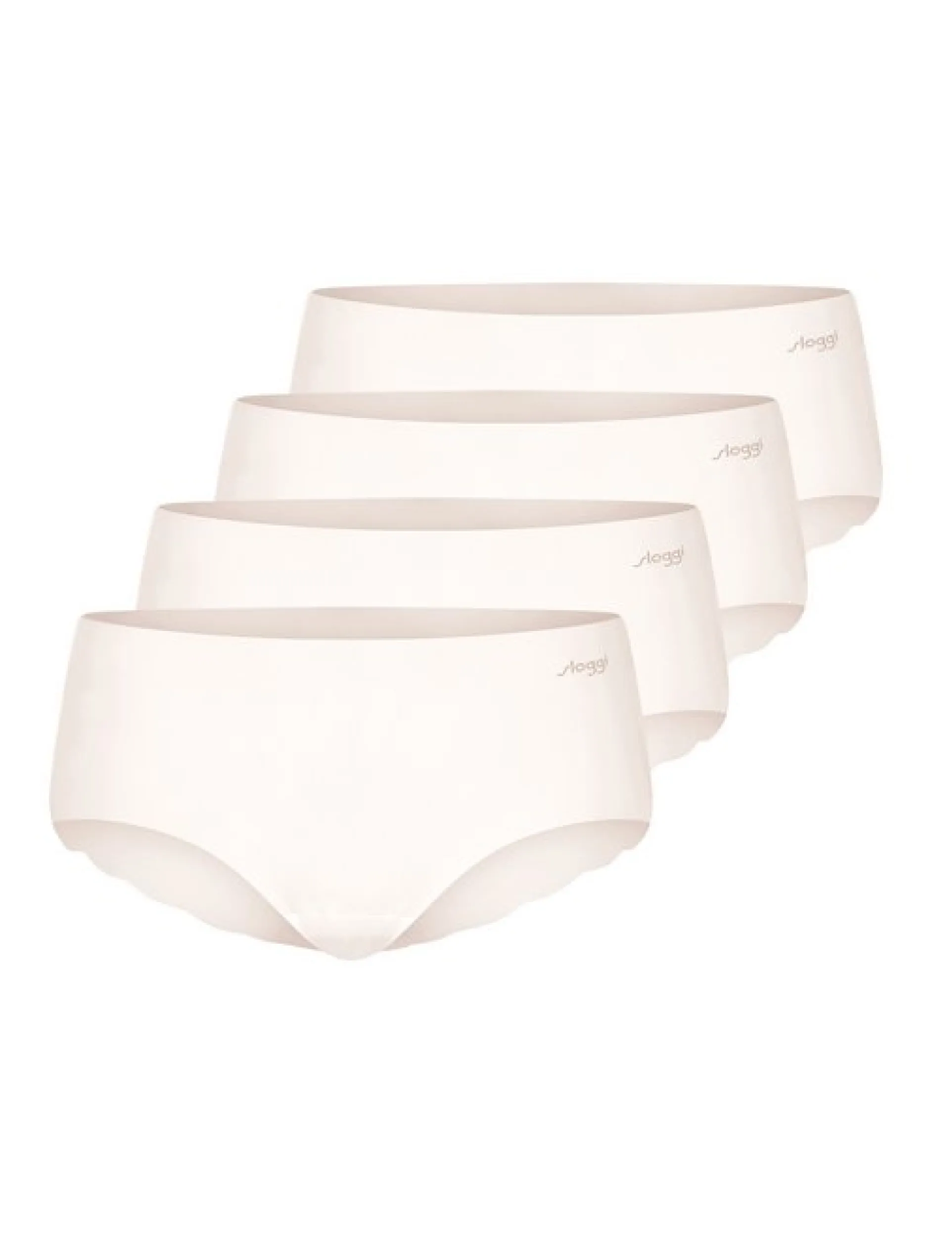 sloggi Damen Short Slip - 4er Pack ZERO Microfibre in beige vanille