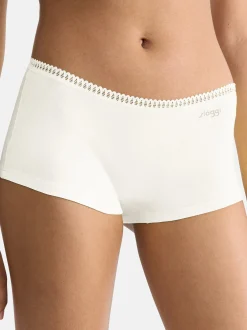 sloggi Damen Short Slip - 6er Pack GO Crush in beige weiß