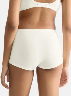 sloggi Damen Short Slip - 3er Pack GO Daily Cotton in weiß