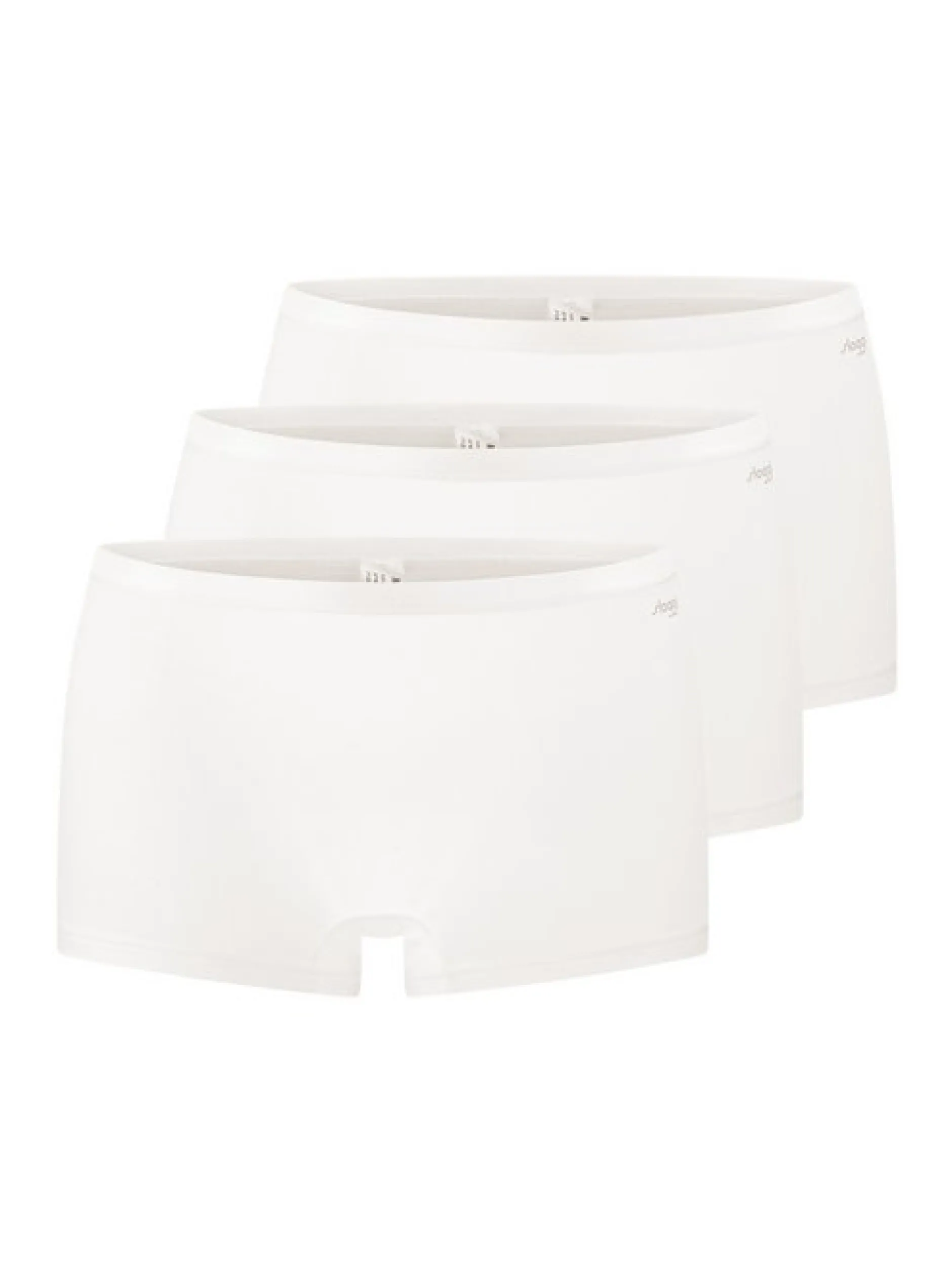 sloggi Damen Short Slip - 3er Pack GO Daily Cotton in weiß