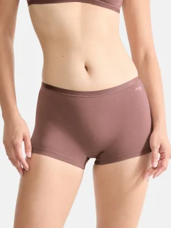 sloggi Damen Short Slip - 6er Pack GO Daily Cotton in braun