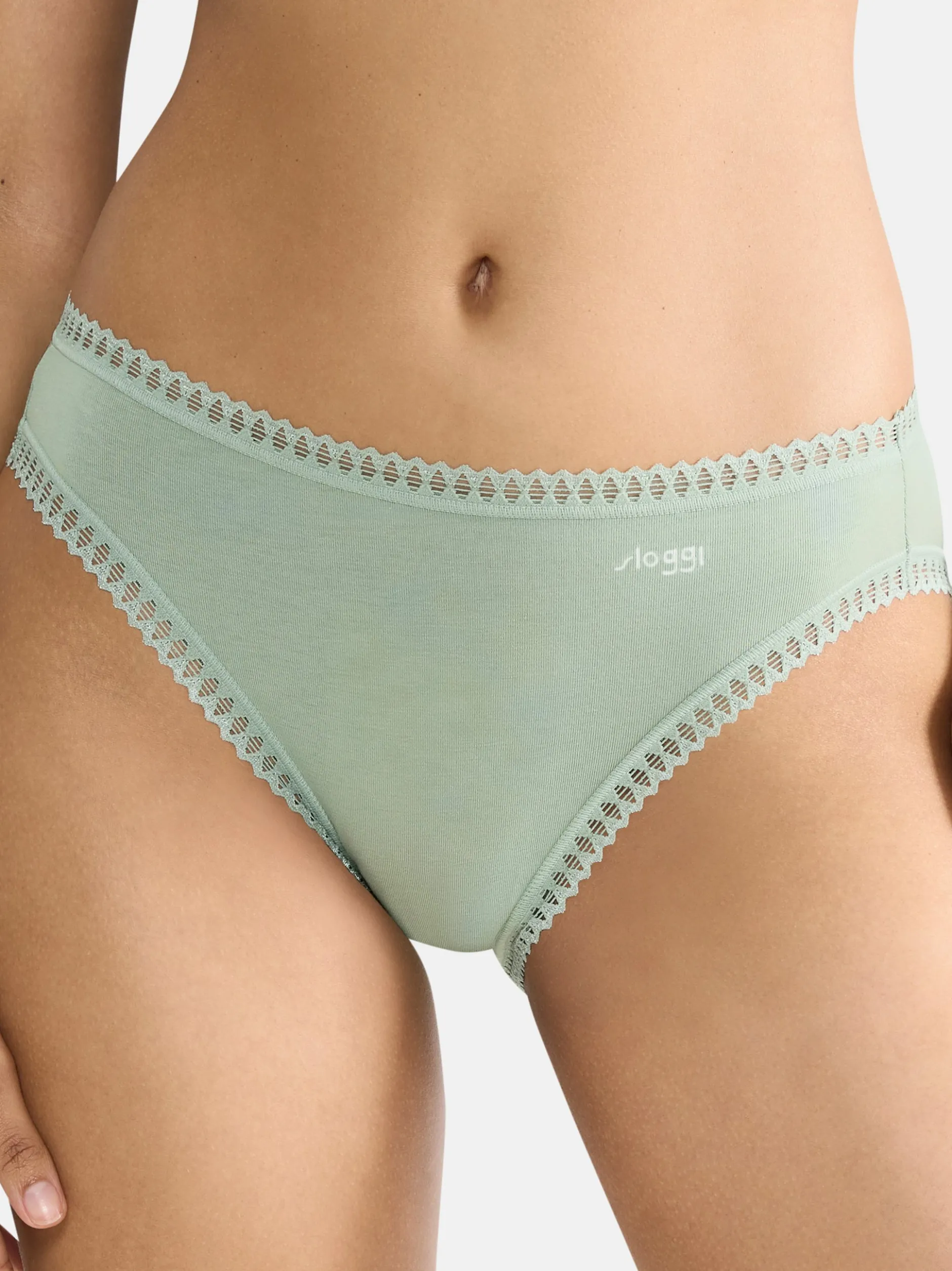 sloggi Damen Slip - 6er Pack GO Crush in grün