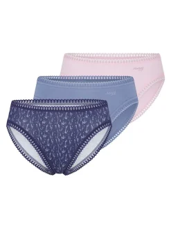 sloggi Damen Slip - 3er Pack GO Crush in blau
