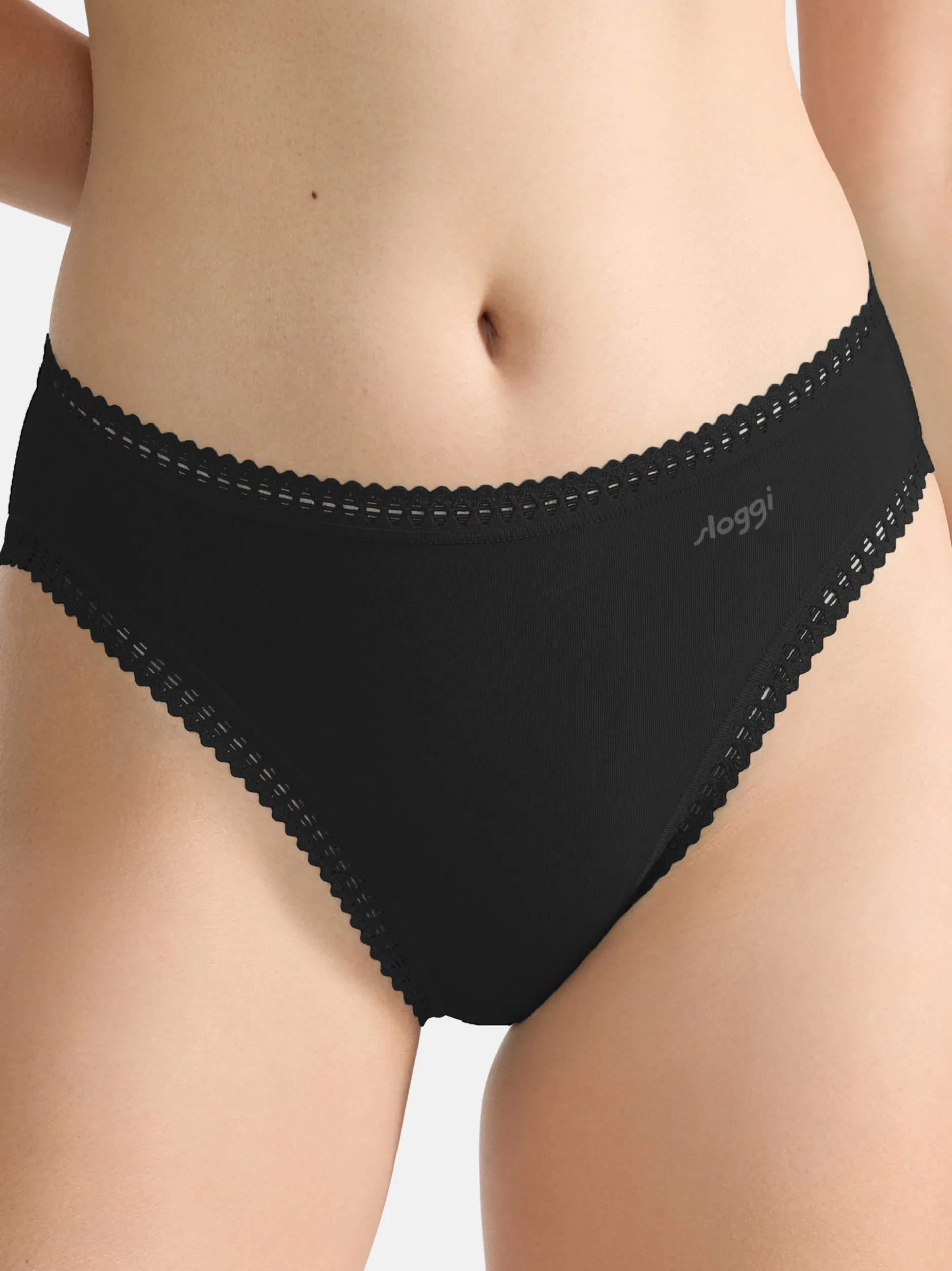 sloggi Damen Slip - 9er Pack GO Crush in schwarz