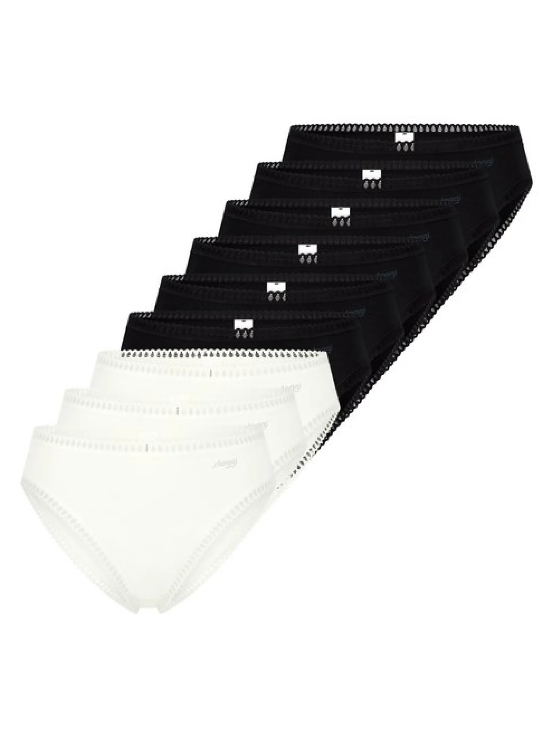 sloggi Damen Slip - 9er Pack GO Crush in schwarz