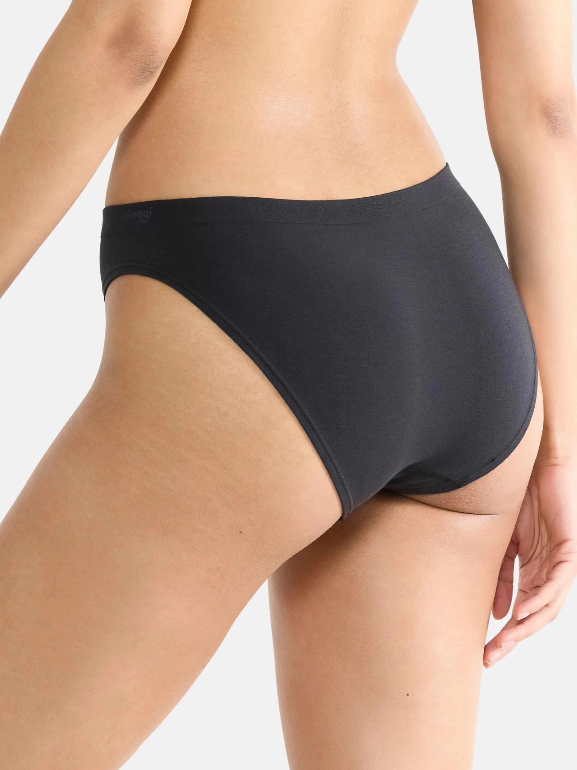 sloggi Damen Slip - 4er Pack GO Sense in schwarz