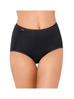sloggi Damen Slip 6er Pack in schwarz