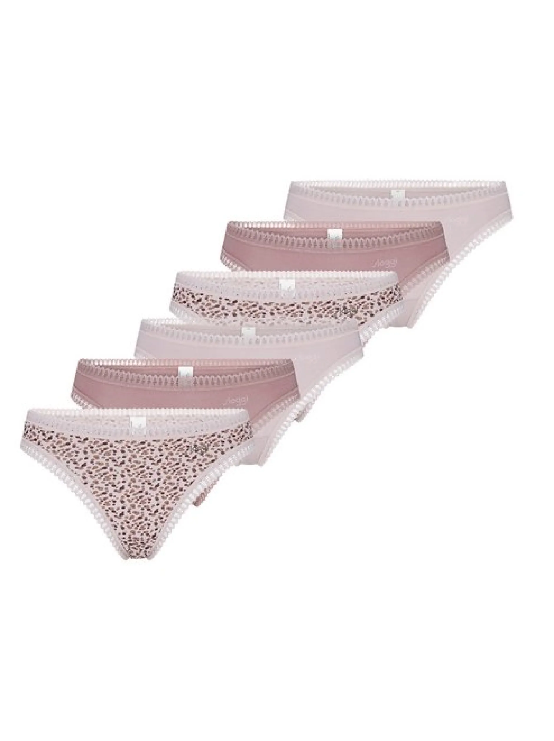sloggi Damen String - 6er Pack GO Crush in rosa