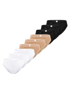 sloggi Damen Tai Slip - 9er Pack 24/7 Cotton Lace in mehrfarbig