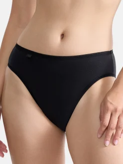sloggi Damen Tai Slip - 9er Pack 24/7 Cotton in schwarz