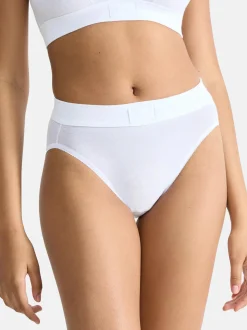 sloggi Damen Tai Slip - 6er Pack Double Comfort T in weiß