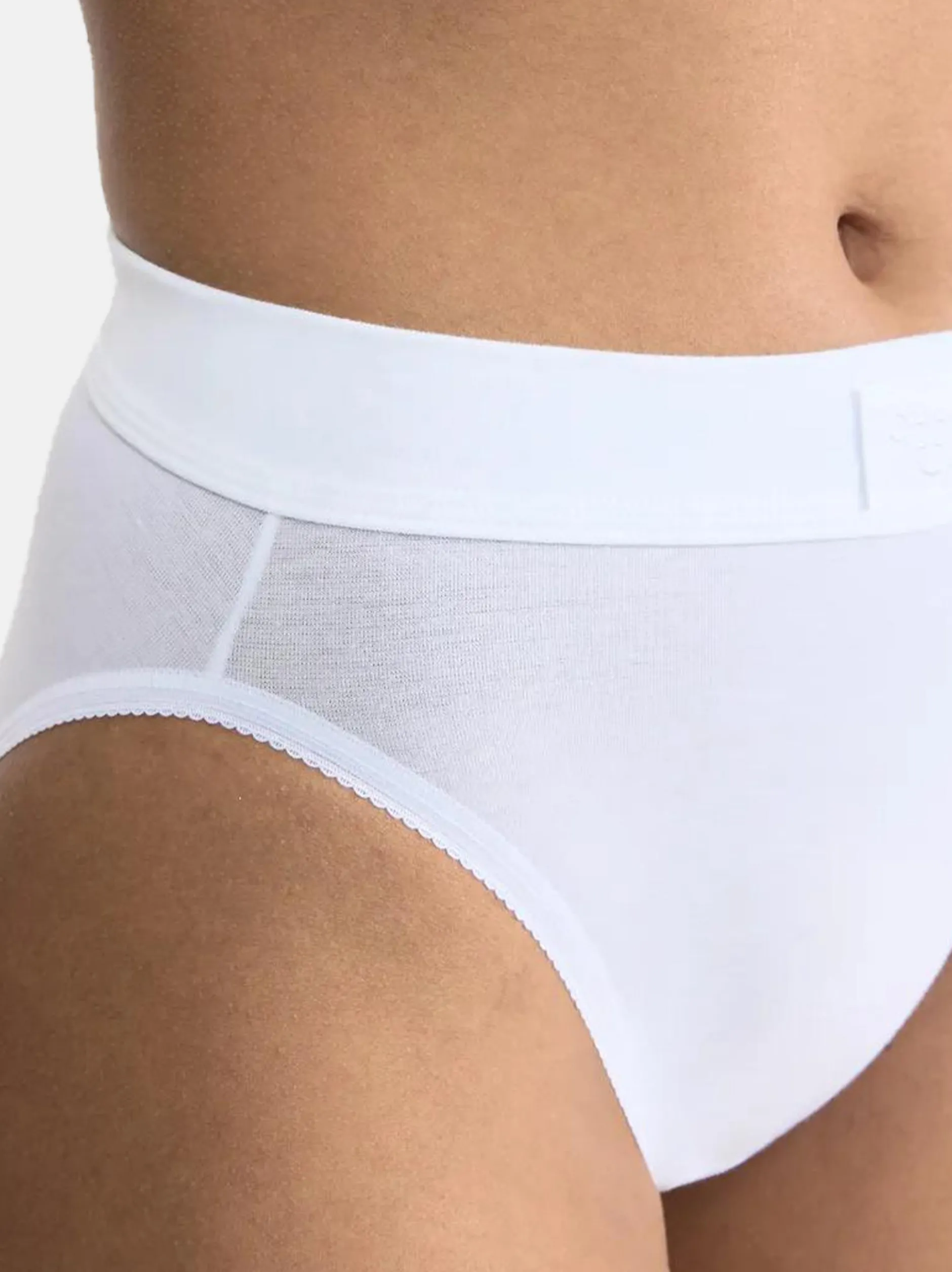 sloggi Damen Tai Slip - 6er Pack Double Comfort T in weiß