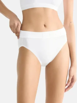 sloggi Damen Tai Slip - 3er Pack Double Comfort T in weiß