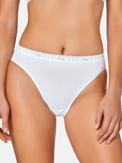 sloggi Damen Tai Slip - 6er Pack 24/7 100 in weiß