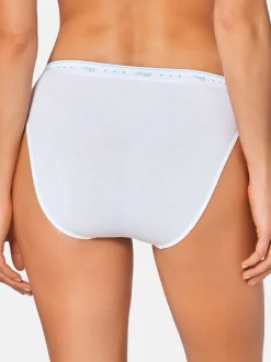 sloggi Damen Tai Slip - 6er Pack 24/7 100 in weiß