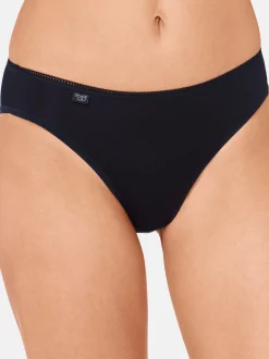 sloggi Damen Tai Slip - 9er Pack 24/7 Microfibre in schwarz