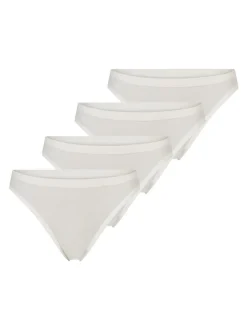 sloggi Damen Tanga - 4er Pack GO Sense in beige weiß