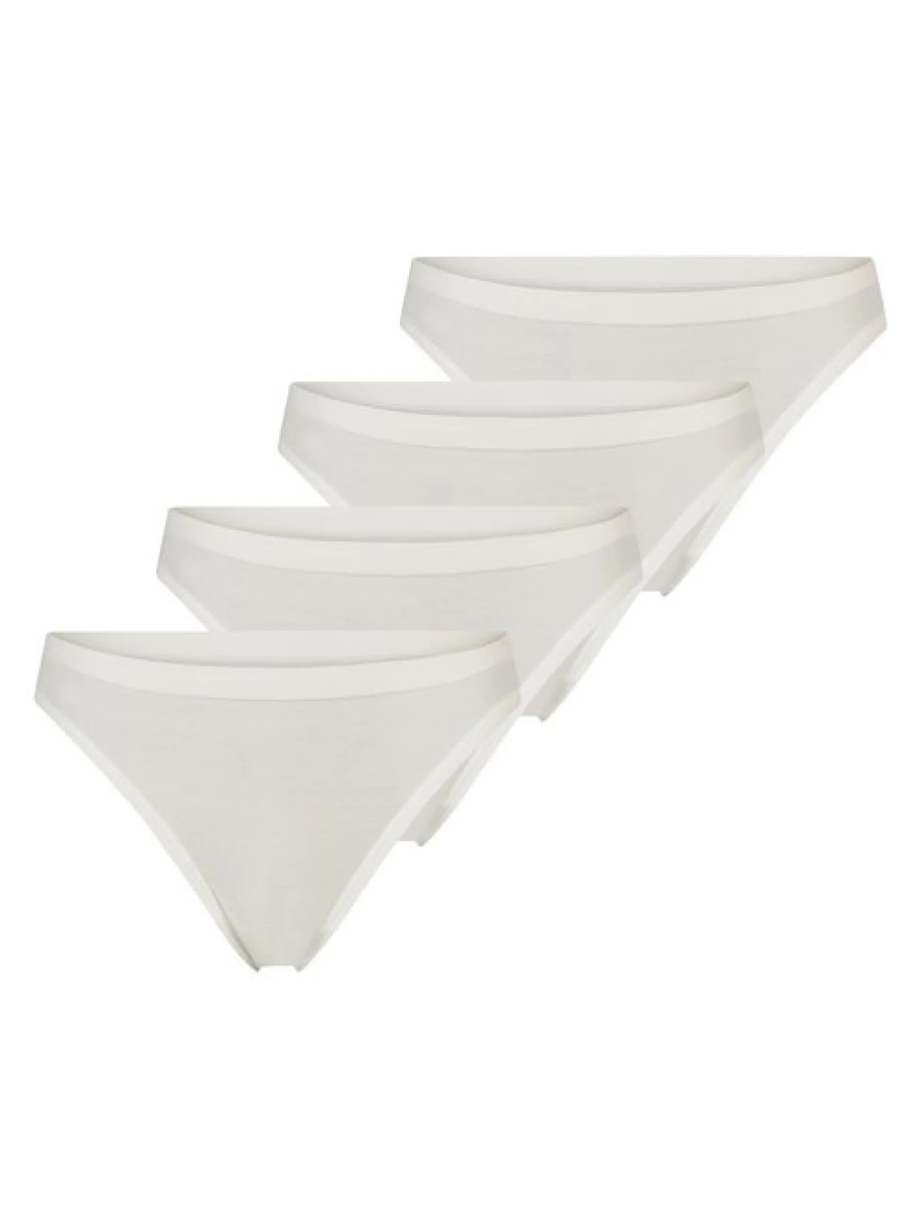 sloggi Damen Tanga - 4er Pack GO Sense in beige weiß