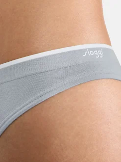 sloggi Damen Tanga - 4er Pack GO Sense in grau