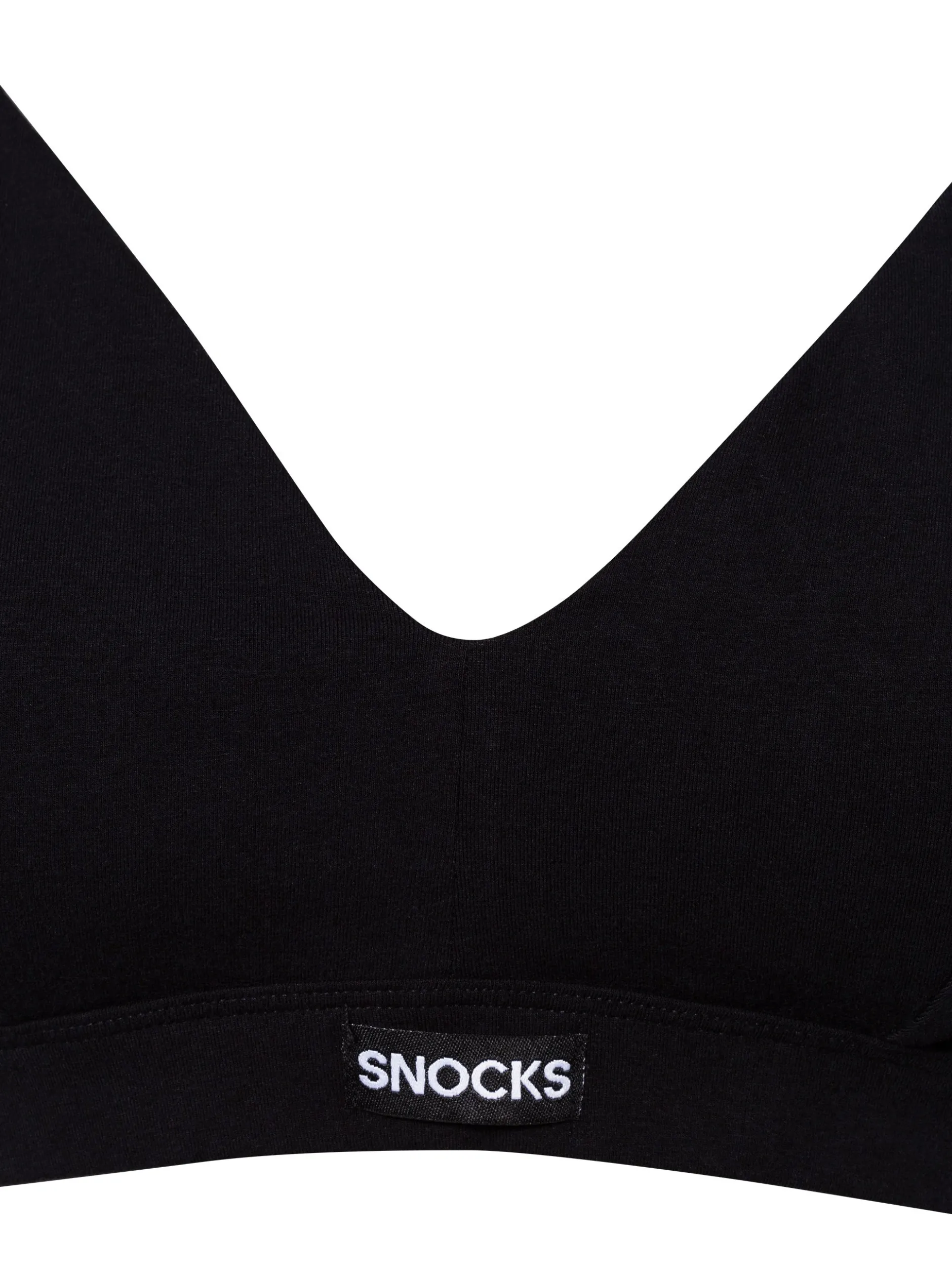 Snocks Damen Bustier in schwarz