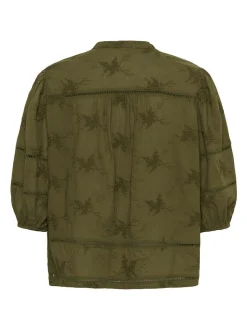 Soaked in Luxury Damen Bluse SLEmbla in khaki