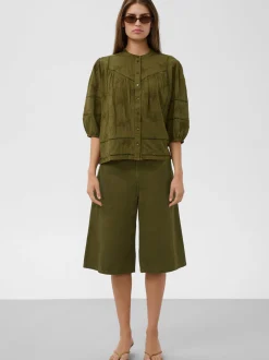 Soaked in Luxury Damen Bluse SLEmbla in khaki