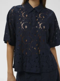 Soaked in Luxury Damen Bluse - Taya in marine