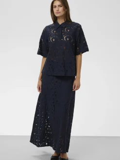 Soaked in Luxury Damen Bluse - Taya in marine