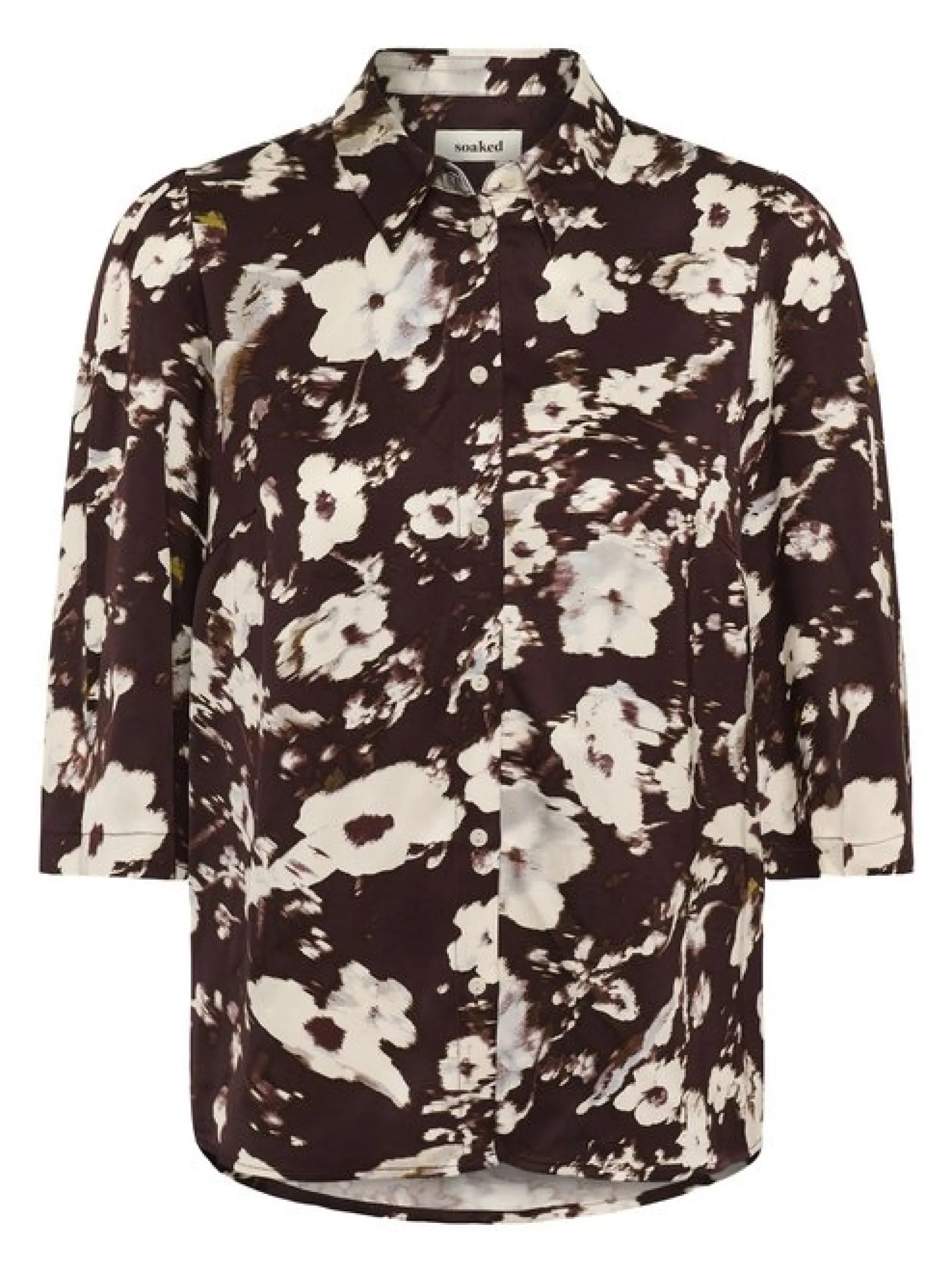 Soaked in Luxury Damen Hemdbluse SLClero in bordeaux