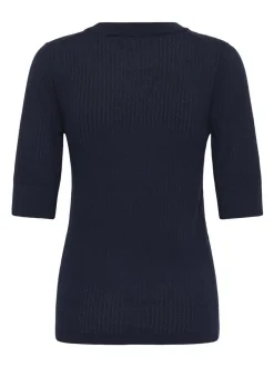 Soaked in Luxury Damen Langarmshirt SLSpina in marine