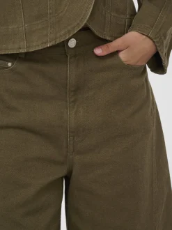 Soaked in Luxury Damen Shorts SLSanaga in khaki