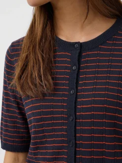 Soaked in Luxury Damen Strickjacke SLSpina in marine rot