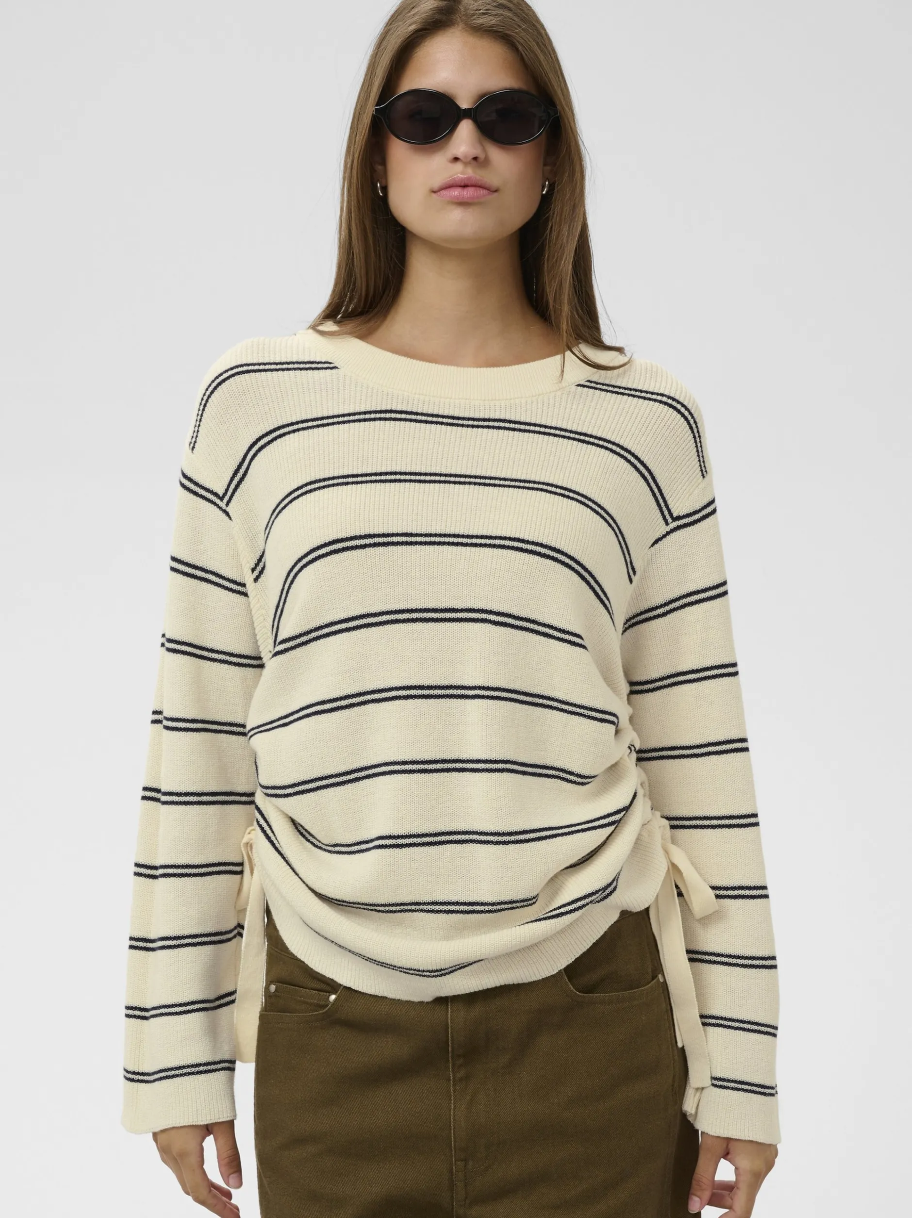 Soaked in Luxury Damen Strickpullover SLSanja in vanille